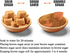 GABROC 4 Heart Brown Sugar Keeper Terracotta Sugar Saver Softener Disk Terra Cotta Keeper Disc