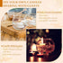 48 Ziliny Pcs Clear Glass Votive Candle Holders Bulk Tealight Candle Holders Wedding Table Centerpiece Decor Vase