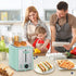SEEDEEM 2 Slice Toaster with LCD Display, 7 Shade Settings, 1.4'' Extra Wide Slots, Cancel, Bagel, Defrost Functions,