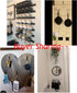 Antrader Early American Single Iron Hooks, Decorative Colonial Wall Key Coat Hanger, Pack of 10
