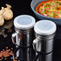 12 10 oz Lallisa Pcs Stainless Steel Spice Shakers with Holes and Lids Dredge Shakers with Handle Versatile Salt Shaker