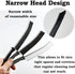 JONMON Crevice Cleaning Brush: Hard Bristle Gap Scrub Tool for Household, Kitchen, Bathroom, 9 Pcs