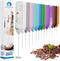 Powerful Milk Frother Handheld Foam Maker, Mini Whisk Drink Mixer for Coffee, Cappuccino, Latte, Matcha, Hot Chocolate,