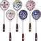 Soup Spoon, Asian Ceramic Spoons with Long Handle, Japanese Soup Spoon Set of 6 for Ramen, Wonton, Dumplings