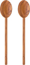 Eddington’s Italian Olive Wood Cooking Spoon - Handcrafted in Europe, Set of 2