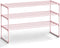 SONGMICS Shoe Rack, 3-Tier Shoe Organizer, Metal Storage Shelf, Upright or Upside