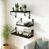 Set 3, Love-KANKEI Floating Shelves Wall Mounted of Large Wood Wall Shelves for Storage, Rustic Shelves for Display