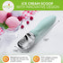 Spring Chef Heavy Duty Ice Cream Scoop - Professional Metal Scooper for Gelato, Mint, Dishwasher Safe