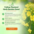 5000 Outsidepride Yellow Mustard Seeds - Pcs Nutrient-Rich, Flavorful Annual Microgreen Seeds for Planting