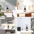 White Musk Cedar Reed Diffuser - 7.04 oz Natural Fragrance Room Scent Diffuser with 5 Sticks