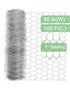 36 100 1 inch Garden Poultry Chicken Wire Netting - '' ' Garden Fence Animal Barrier, Chicken Wire for Crafts, Mesh