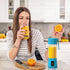 Portable Blender for Shakes and Smoothies, Cordless Personal Mini 13oz Blender Bottle, USB Rechargeable Travel Juicer