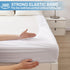 Mooreeke Premium Full Size Nylon Mattress Protector - 100% Waterproof, Naturally Cooling, Fitted Cover for Up to 14"
