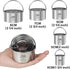 Biscuit Cutter Set for baking (5 Pieces/Set), Round Cookies Cutter with Handle, Professional Baking Dough Tools by M JINGMEI