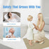 Stall,236 24x24 Inch Shower Mat Non-Slip Bath Mat for Tub and Shower Suction Cups with Drain Holes, Quick Dry Machine