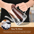 Zpose Glass Teapot 1200ml (40oz) with Removable Infuser for Loose and Blooming Tea - Stovetop Safe Tea Kettle