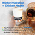 50 2-5 68F 86F) Chicken Water Heater for Winter, Watt Thermo Bucket Belt Heated Strap Fits Most Gal Buckets (Turn on