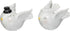 The Perfect Wedding Loving Birds Salt and Pepper Set, 1-7/8-Inch & 1-3/4-Inch - Appletree Design