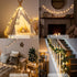 echosari Battery Operated Star String Lights, 158IN with Auto Timer, 8 Modes for Kid Room, Party, Wedding Décor (Warm