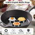 6 Pack Crumpet Rings, Nonstick English Muffin Rings, 4"-Round Stainless Steel Tart Molds for Cooking Baking