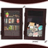 24 Anxiety Bookshelf with Real Mini Books, Cute Mini Bookshelf for Home Room Office Decor, Miniature Library Gifts
