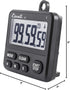 Escali Extra Loud Display Digital Kitchen Timer with Clock Mode, Magnetic Back, Recall Timer