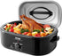 VEVOR Electric Roaster Oven - 20 QT Turkey Roaster with Self-Basting Lid, 1450W, Fits Turkeys Up to 24LBS