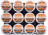 Adhesive Wall Mounted 12 Slot Coffee Pod Holder - Space Saving Organizer Rack Compatible with K Cups for Kitchen