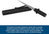 AccuSharp Diamond Compact Tapered Rod Sharpener, Portable Knife & Tool Sharpener for Serrated Blades