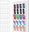 24 Pockets Hanging Shoe Organizer, Large Clear Pockets Over the Door Pantry Organizer for Closet