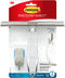 Command Bath Shower Caddy - Small Water-Resistant Adhesive, Satin Nickel, 1 lb Capacity, 1 Hook, 1 Squeegee
