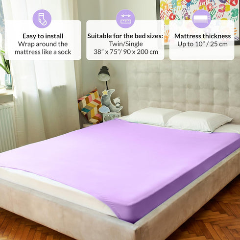 Sensory Compression Blanket | Spandex Bed Sheet for Kids & Adults | Deep Relaxing Feeling, Release Oxytocin | Helps