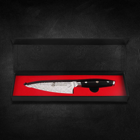 TUO 3.5 Inch Paring Knife - Ultra Sharp Peeling Knife - High Carbon Stainless Steel with G10 Handle Gift Box