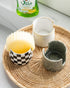 Counter, Zoeeker Sponge Holder for Kitchen Sink, Ceramic Dish Sponge Drying Caddy Scrubby Daddy Kitchen Organizer Cute