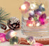 6.5 20 Nature Colorful Fluorite String Lights FT LED String Lights for Bedroom USB/Battery Operated Sea Glass Crystal