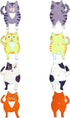 Chonky Kitty Cookie Cutter Set, 2 Pieces Large 4" Size Front and Back Cat Butt Cookie Cutters Baking Supplies