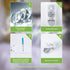 2-Pack 1.64ft LED String Lights Battery Powered, White LED Fairy Lights Battery Powered, With blinking function, Decor