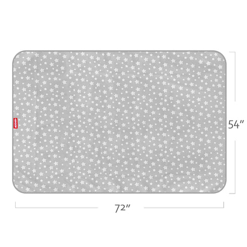 54x72 Inches 4.5x6 Large Splat Mat Extra Large Waterproof Mat Anti-Slip Bottom, Baby Art Playtime Mat