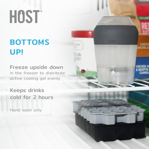 Host Freeze XL Cooling Cups, 12oz Insulated Freezable Tumbler, Perfect Gifts for Mom and Grandma