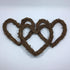 Amyzor Heart Shape Natural Grapevine Wreath Ring, DIY Craft Vines Base for Rustic Decor