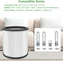 TP01 TP02 Replacement Filter 2 Pack for Dyson Pure Cool Link TP01, TP02, 360° True Filter, Black