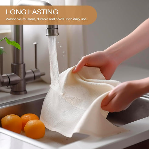 Cheesecloth, 9 Square Feet Grade 100 for Straining, Reusable Washable Lint Free Cotton Cheese Cloths for Cooking