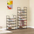Vockot 10-Tier Closet Tall Shoe Rack,Large Sturdy Shoe Shelf Organizer, Non-Woven Fabric Narrow Free Standing Shoe