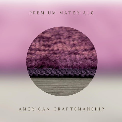 Maples Rugs Pelham Transitional Area Rug 2'6 x 3'10 - Washable Non Slip Indoor Carpet in Wineberry