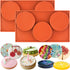 FUNSHOWCASE 2-Bundle Large Round Disc Candy Silicone Molds