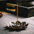 2 Pack Brass Lotus Incense Burner, Incense Holder for Sticks