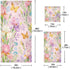 Set Set 3, 1 1 1 ALAZA Chic Iris Purple Flowers and Yellow Butterflies Bath Towel Luxury Decorative of Bath Towel Hand
