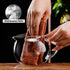 PARACITY Glass Teapot, 22 OZ/650ml with Removable Stainless Steel Infuser, Borosilicate Clear Tea Kettle for Camping