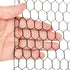 2 (Black,13.7 80 Inches) SATINIOR Sheets Chicken Wire Net for Craft Work, Galvanized Hexagonal Wire Mesh x