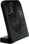 Treva 5-Inch USB & Battery Powered Desk Fan, Two Cooling Speeds, Adjustable Tilt, Durable Small Fan for Cubicle (Black)